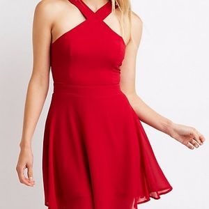 Red Skater Dress
